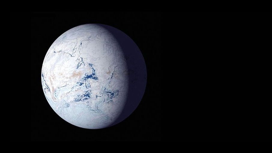 ‘Snowball Earth’: The whole planet was probably covered in ice over 600 million years ago.
 