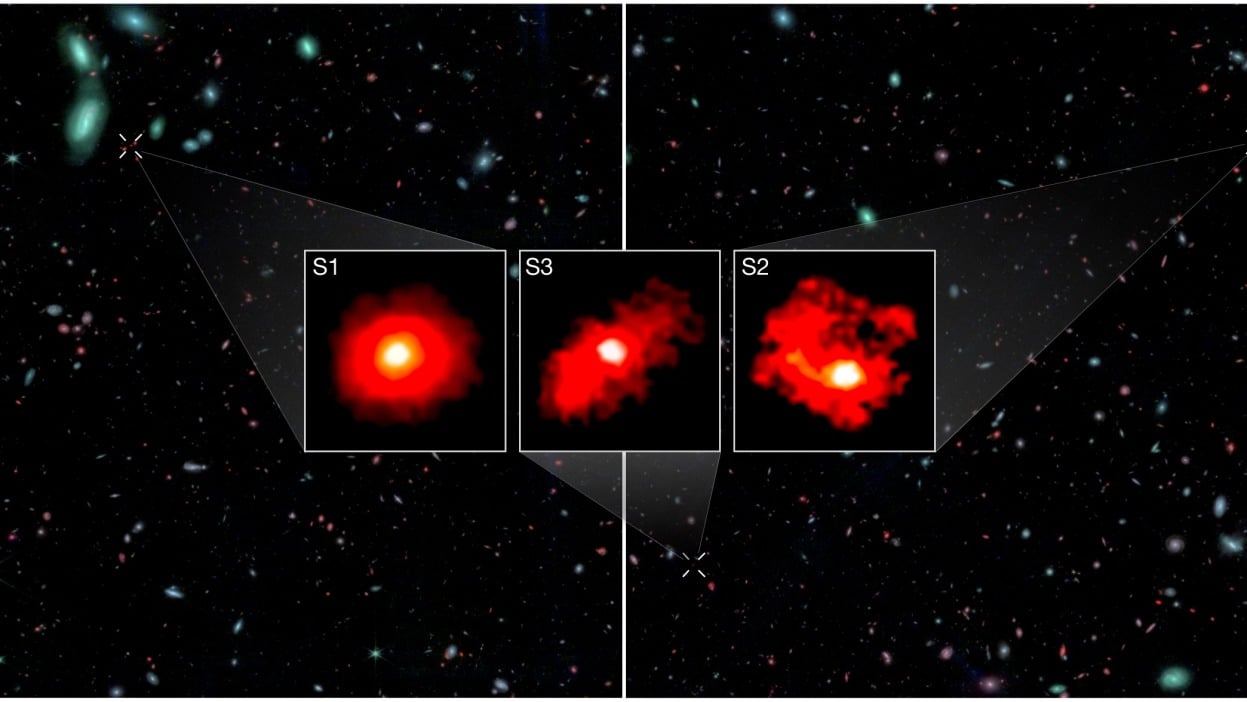  Scientists using the Webb telescope are confronted with massive galaxy outliers.
 