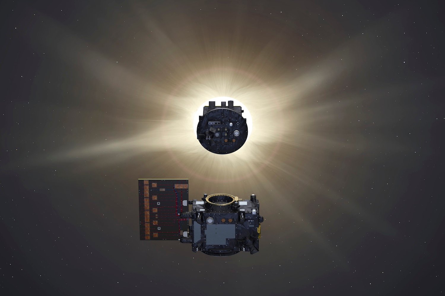  The forthcoming Proba-3 mission will generate artificial solar eclipses to examine the Sun.
 