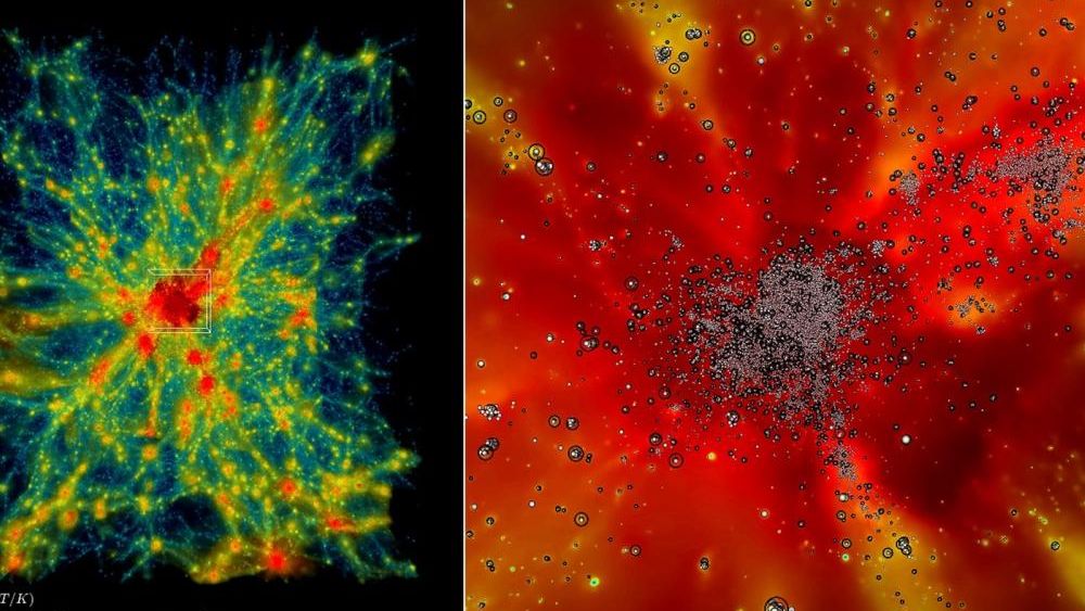  The world’s second fastest supercomputer conducts the largest simulation of the universe to date.
 