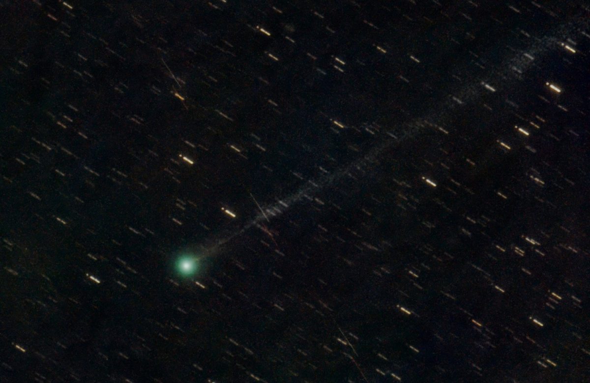 ​A fresh comet is blazing through the dawn sky. Grab it before the sun takes it away.
 