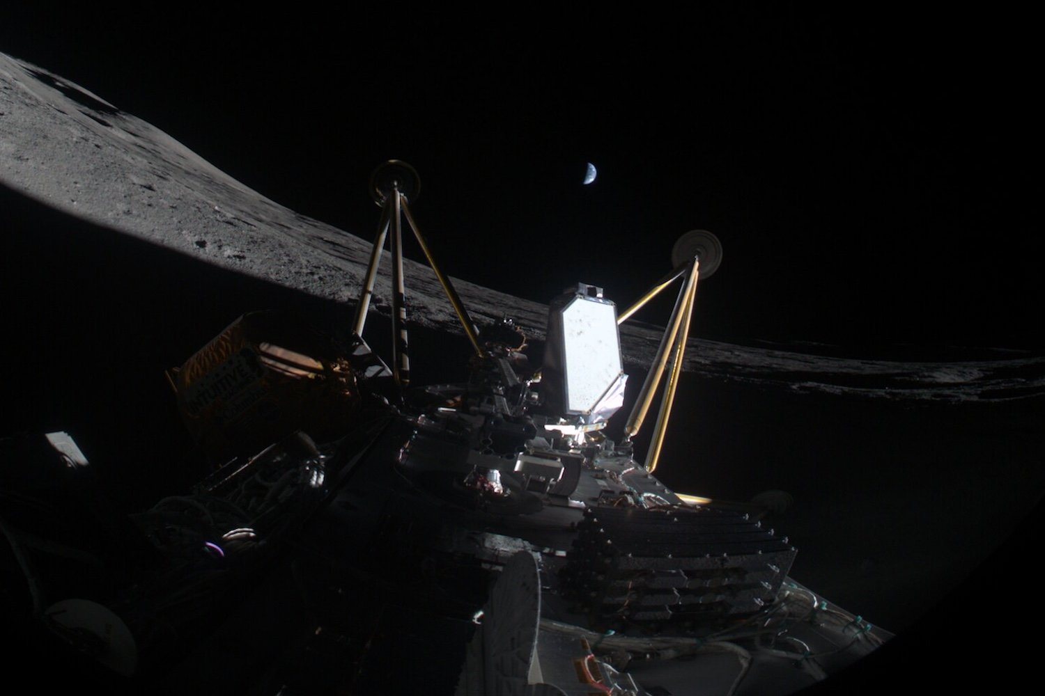  ​Intuitive Machines explains the reasons behind its moon lander crashing into a crater.
 