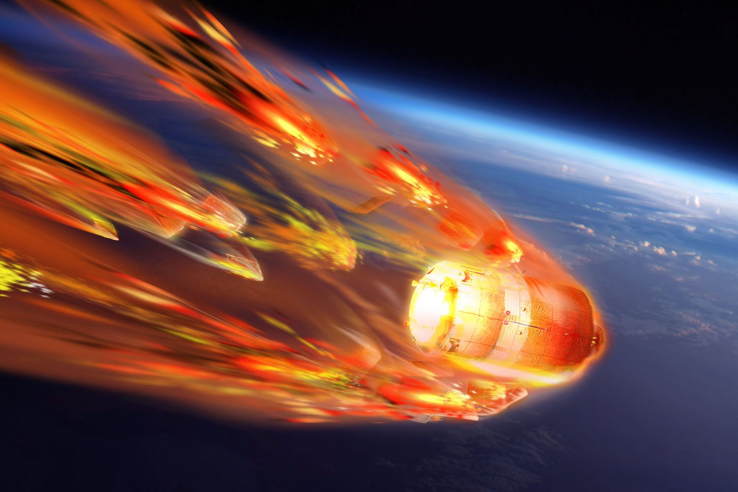  ​A rogue Soviet spacecraft has fallen to Earth, landing in an undisclosed area.
 
