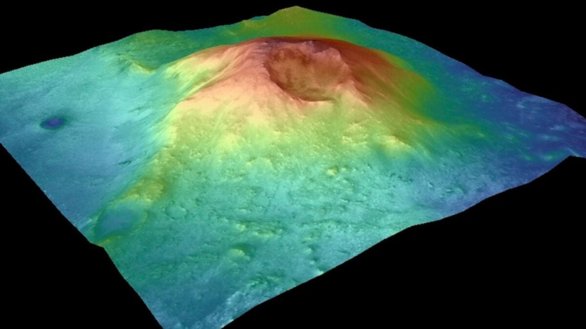 ​Scientists Discover Concealed Volcano on Mars
 