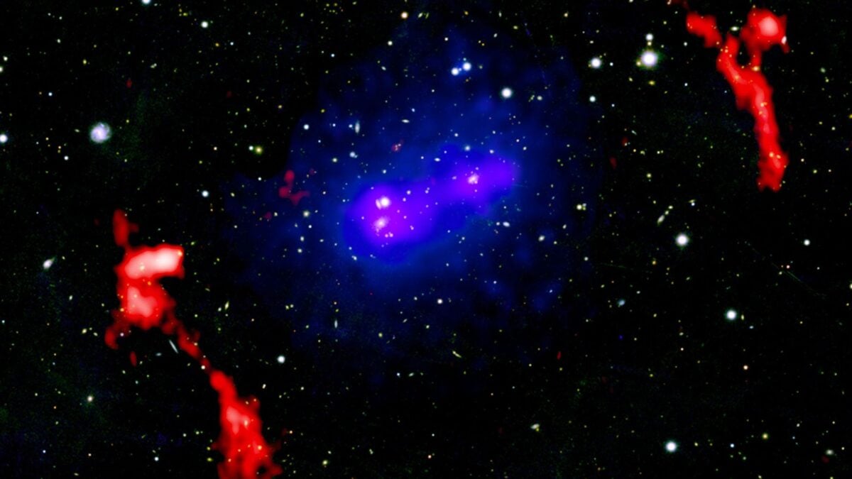 ​These two galaxy clusters are set to collide with each other once more.
 