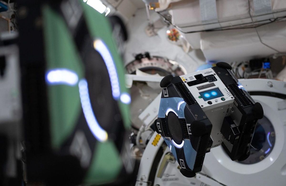 AI assists pilot in navigating free-flying robot around the International Space Station for the first time ever.
 