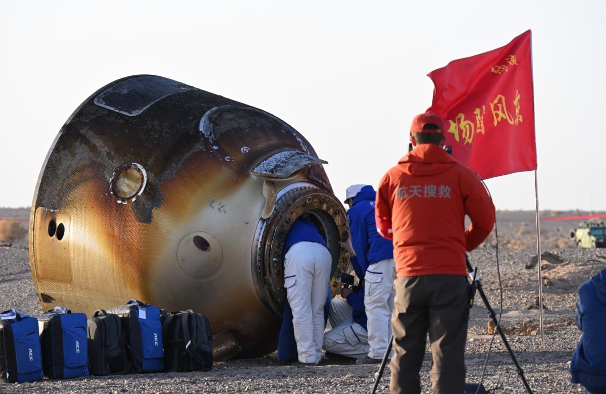 China will return the damaged spacecraft to Earth after launching a replacement for the stranded astronauts.
 